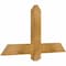 Ekena Millwork Eugene Rough Sawn Timber Gable Bracket, Western Red Cedar, 36"W x 19"H x 2"D x 4"F, 13/12 Pitch GBW036X19X0204EUG00RWR - alternate 4